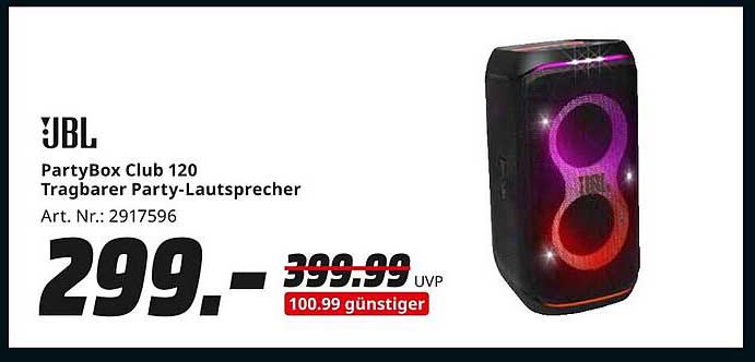 JBL PartyBox Club 120 Tragbarer Party-Lautsprecher