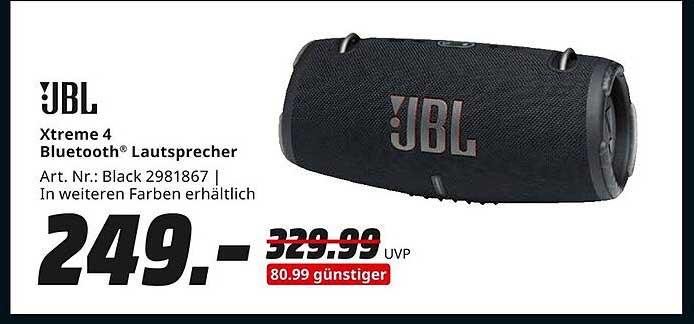 JBL Xtreme 4 Bluetooth® Lautsprecher