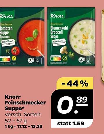 Knorr Feinschmecker Suppe - verschiedene Sorten