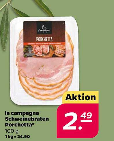 la campagna Schweinebraten Porchetta 100 g