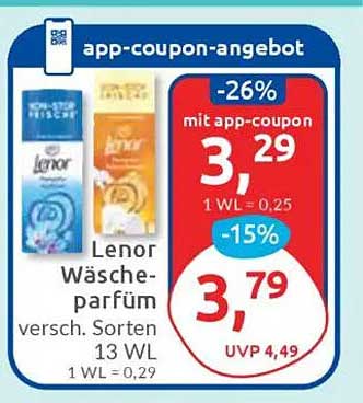 Lenor Wäscheparfüm verschiedene Sorten 13 WL