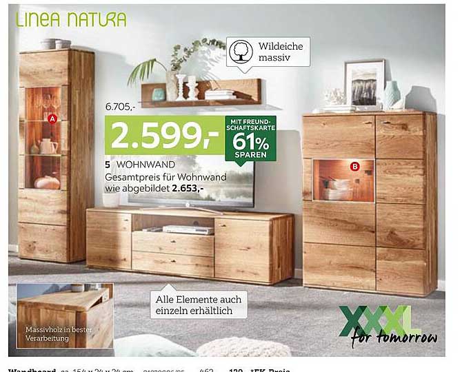 LINEA NATURA WOHNWAND