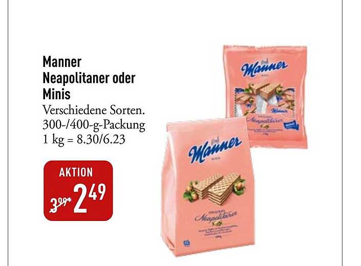 Manner Neapolitaner oder Minis