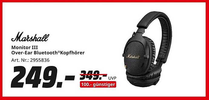 Marshall Monitor III Over-Ear Bluetooth® Kopfhörer