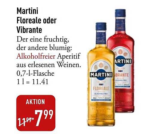 Martini Floreale oder Vibrante