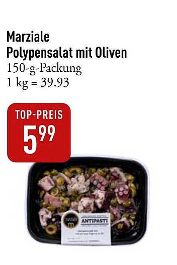 Marziale Polypensalat mit Oliven