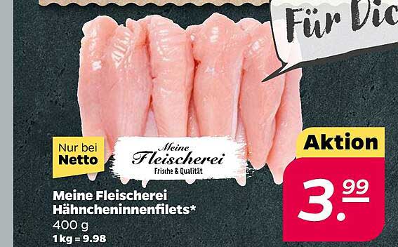 Meine Fleischerei Hähncheninnenfilets* 400 g