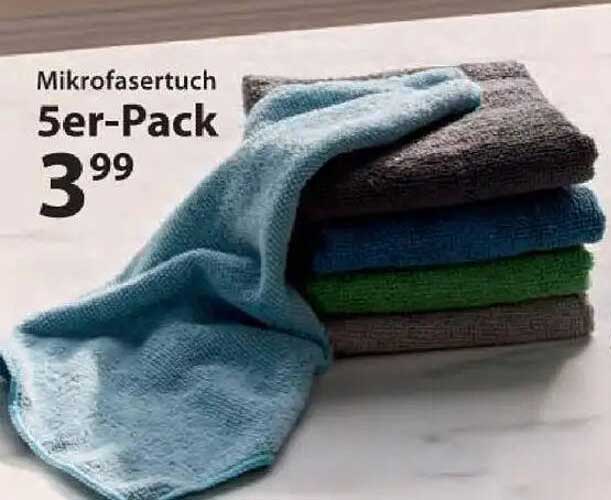 Mikrofaser-Tuch 5er-Pack