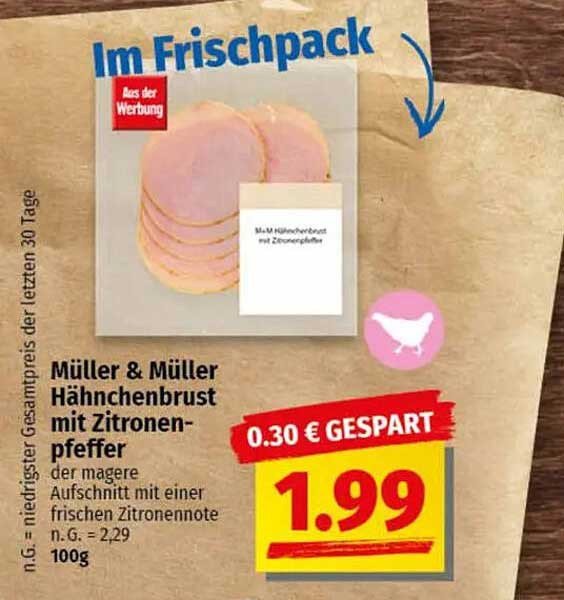 Müller & Müller Hähnchenbrust mit Zitronenpfeffer