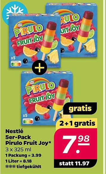 Nestlé 5er-Pack Pirulo Fruit Joy*