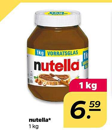 Nutella Vorratsglas 1 kg