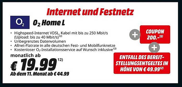 O2 Home L - Highspeed-Internet für Ihr Zuhause