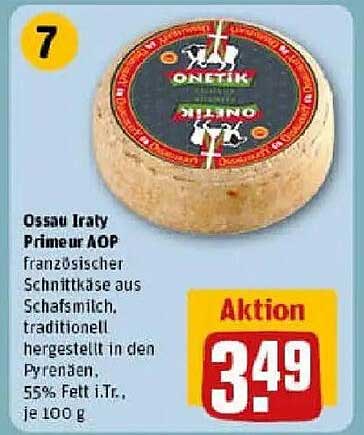 Ossau Iraty Primeur AOP - Französischer Schnittkäse aus Schafsmilch