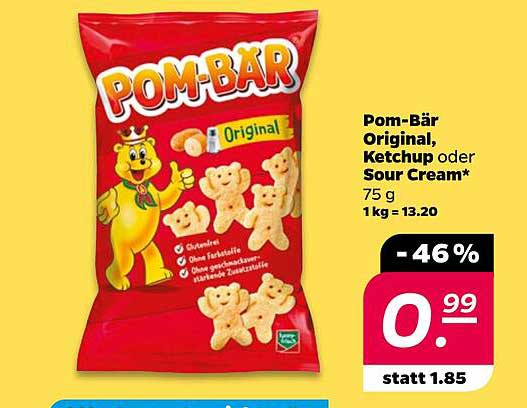Pom-Bär Original, Ketchup oder Sour Cream 75 g