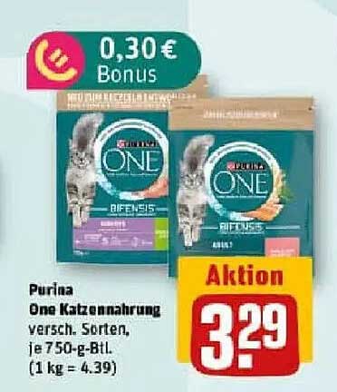 Purina One Katzennahrung, 750-g-Beutel, verschiedene Sorten