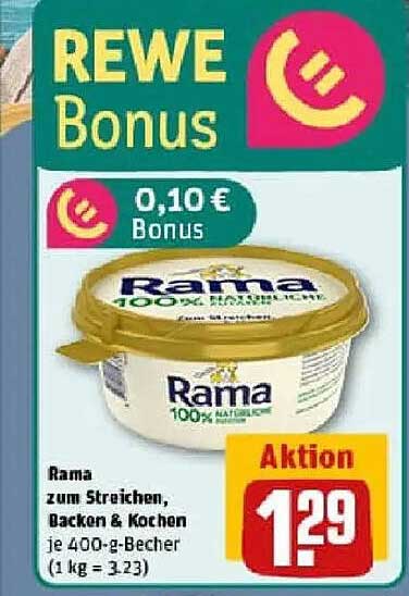 Rama zum Streichen, Backen & Kochen