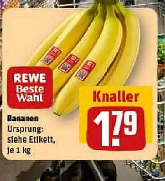 REWE Beste Wahl Bananen – Knallerpreis!
