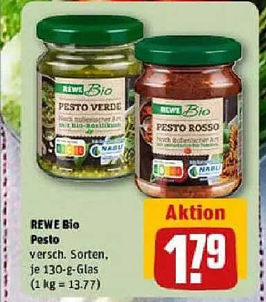 REWE Bio Pesto - verschiedene Sorten