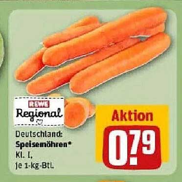 REWE Regional Speisemöhren Kl. I 1-kg-Btl.