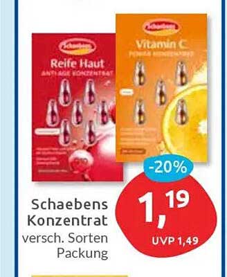 Schaebens Konzentrate - Reife Haut & Vitamin C