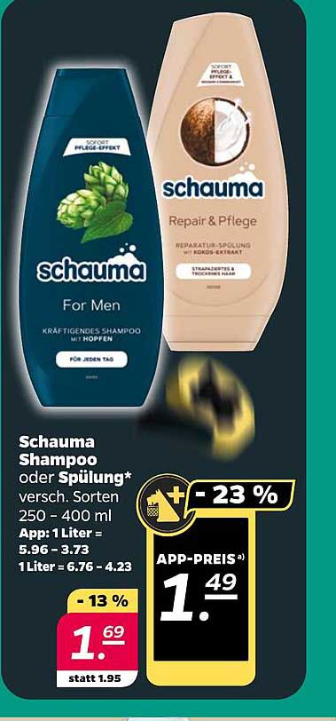 Schauma Shampoo oder Spülung - verschiedene Sorten 250 - 400 ml