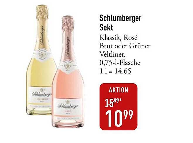 Schlumberger Sekt - Klassik, Rosé oder Grüner Veltliner