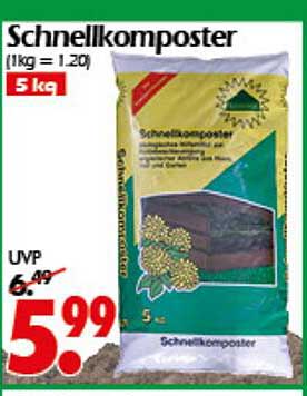 Schnellkomposter 5 kg - Ideal für Ihren Garten