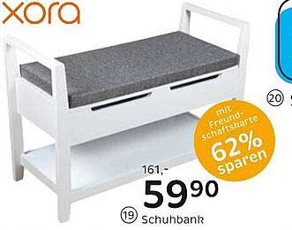Schuhbank von Xora – Eleganz und Funktionalität vereint
