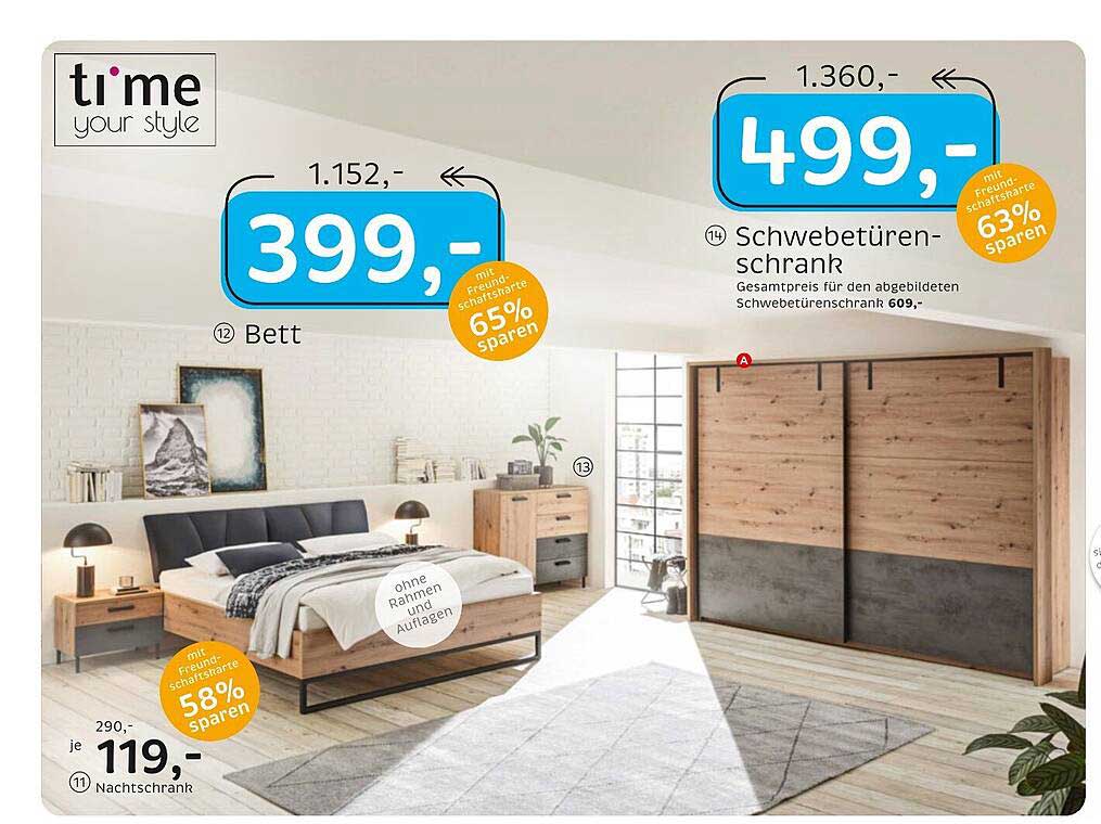 Schwebetürenschrank - Nur 499,- statt 1.360,-