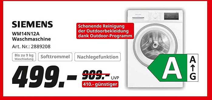 SIEMENS WM14N12A Waschmaschine