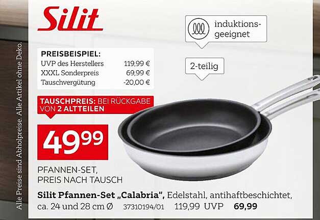 Silit Pfannen-Set "Calabria" 2-teilig