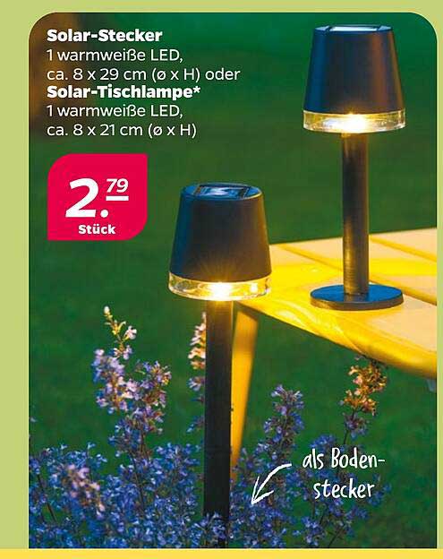 Solar-Stecker oder Solar-Tischlampe – Ihr perfekter Begleiter für den Garten
