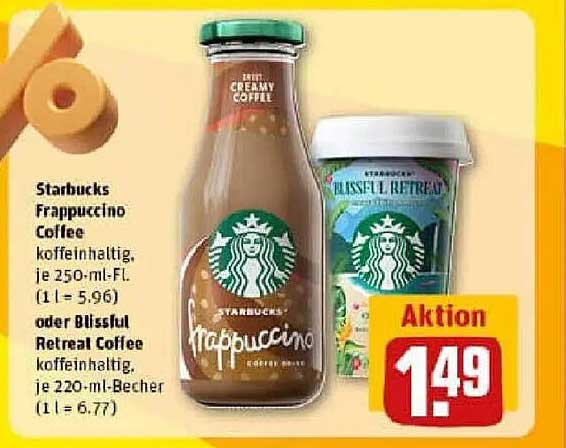 Starbucks Frappuccino Coffee oder Blissful Retreat Coffee
