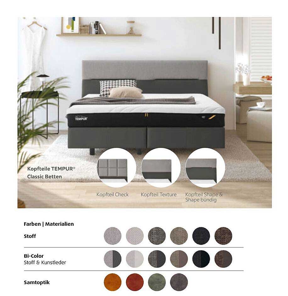 TEMPUR® Classic Betten - Hochwertiges Schlafsystem