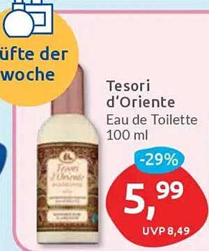 Tesori d'Oriente Eau de Toilette 100 ml - jetzt für nur 5,99 €