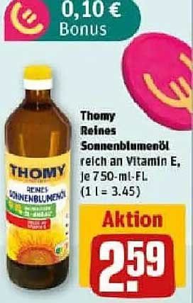 Thomy Reines Sonnenblumenöl, je 750-ml-FL