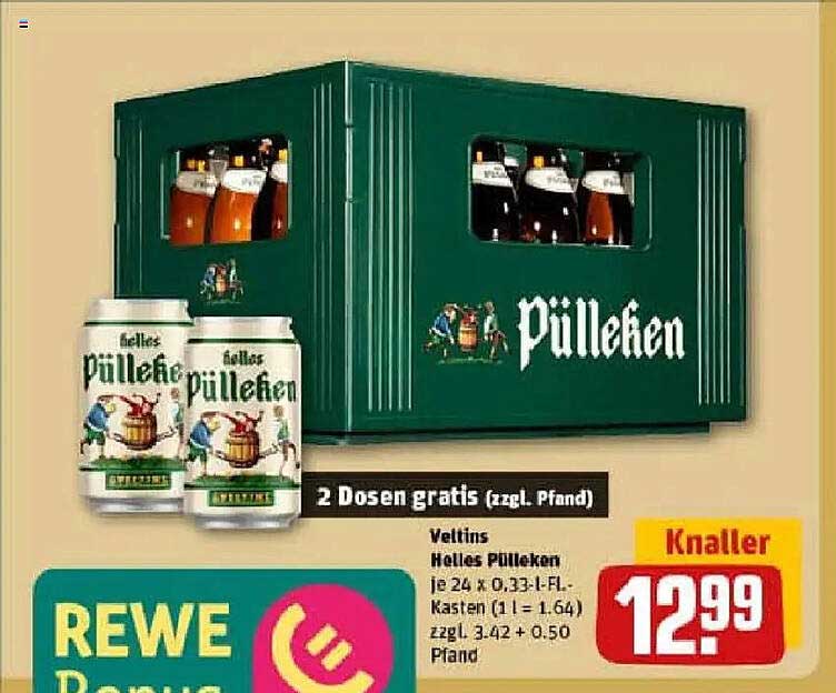 Veltins Helles Pülleken - 24 Dosen zum Vorteilspreis