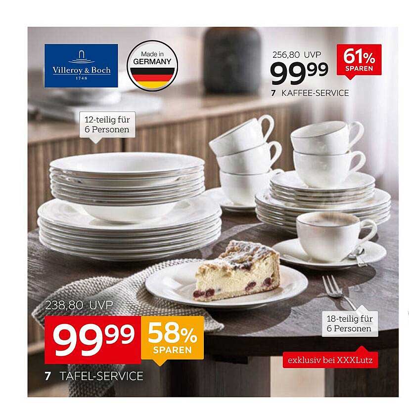 Villeroy & Boch Tafel-Service 18-teilig für 6 Personen