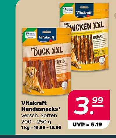 Vitakraft Hundesnacks – Verschiedene Sorten 200 - 250 g