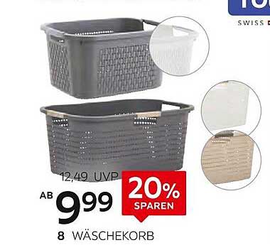 Wäschekorb 20% sparen – jetzt nur 9,99 €