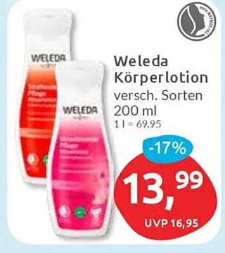 Weleda Körperlotion, verschiedene Sorten, 200 ml