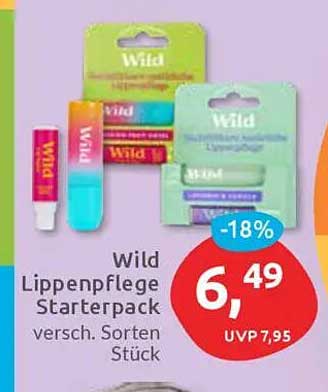 Wild Lippenpflege Starterpack verschiedene Sorten