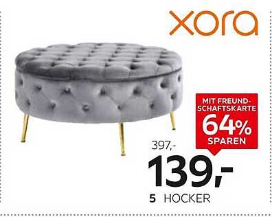 xora Hocker - Stilvoller Eyecatcher für Ihr Zuhause
