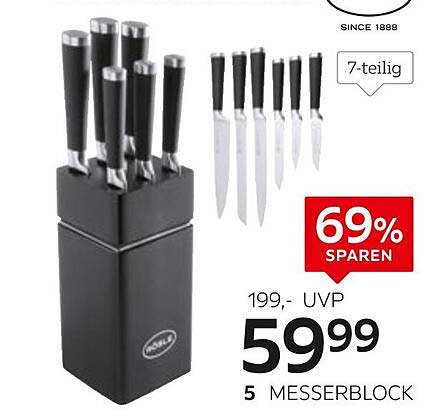 XXXLutz 7-teiliges Messerblock Set