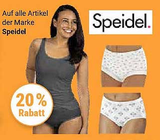 20% Rabatt auf alle Artikel der Marke Speidel