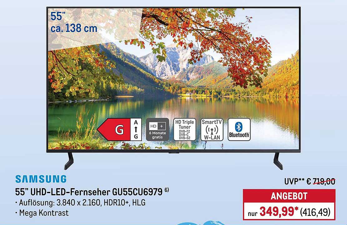 55" UHD-LED-Fernseher GU55CU6979
