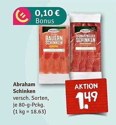 Abraham Schinken - Bauern- und Schwarzwälder Schinken