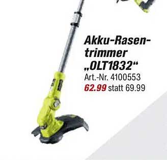 Akku-Rasentrimmer „OLT1832“
