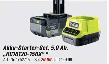 Akku-Starter-Set, 5,0 Ah, ,,RC18120-150X**