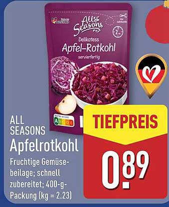 ALL SEASONS Apfel-Rotkohl
